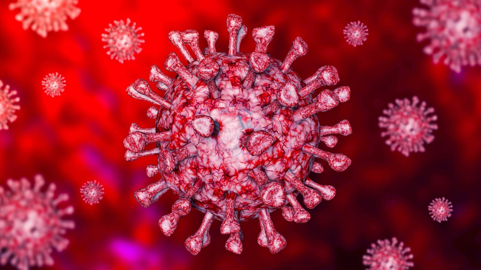 Coronavirus iført maske kuldioxidakkumulering