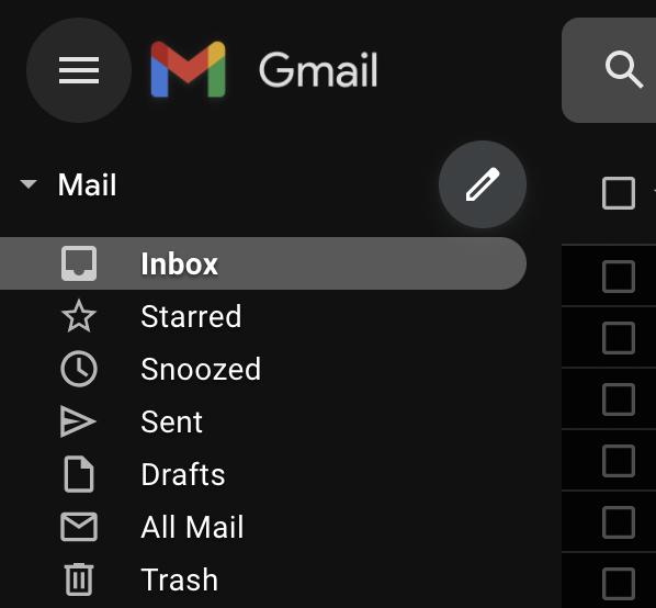 Wijziging van de samenstelling van Gmail
