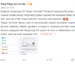 Huawei hat das Hamony OS super fertiggestellt