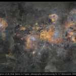 Niesamowity obraz mozaiki Drogi Mlecznej