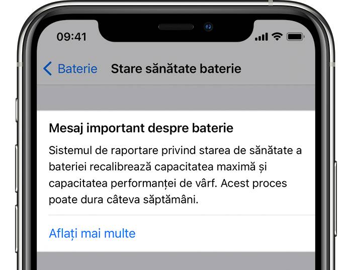 iOS 14.5 Ponowna kalibracja baterii telefonu iPhone 11 pro