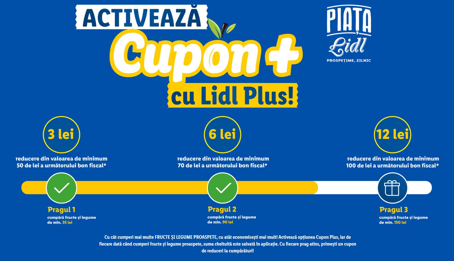 Gutscheine für frisches Obst von LIDL Rumänien