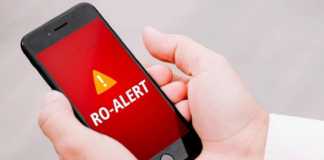 Aplicación RO-ALERT DSU Diferentes alertas enviadas