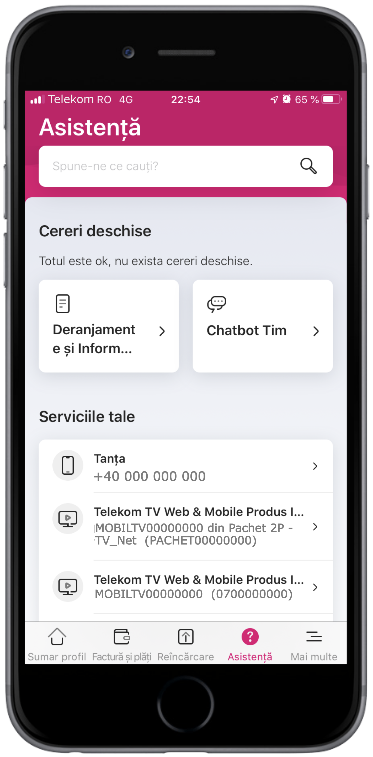 Telekom depanare problemeTelekom depanare probleme