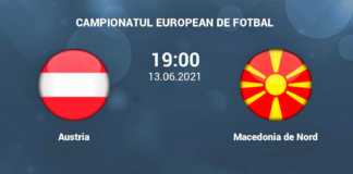 Austria - Macedonia de Nord LIVE PRO TV EURO 2020