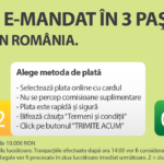Wiadomość o przesyłce do domu poczty rumuńskiej Wyślij pieniądze
