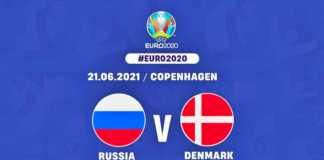 RYSSLAND - DANMARK LIVE PRO TV EURO 2020