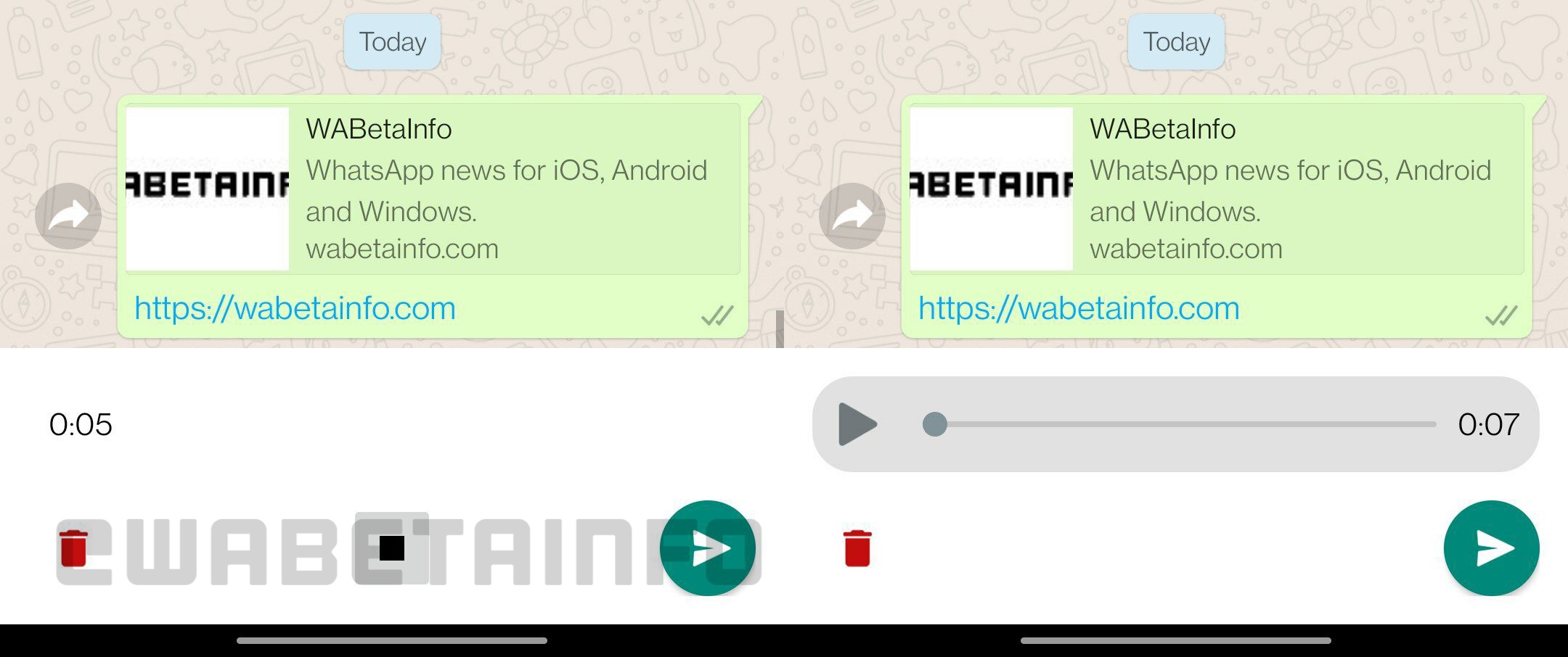 WhatsApp consider voice messages