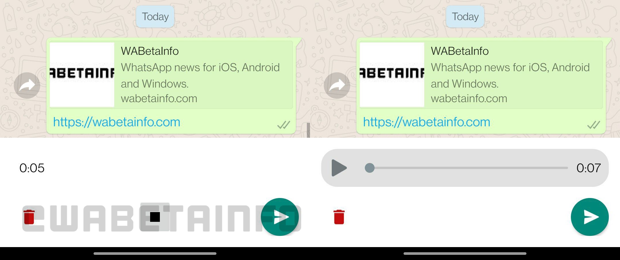 WhatsApp houdt rekening met gesproken berichten