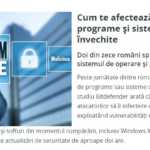 BCR Roemenië verouderde software