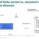 Tableau des variantes du coronavirus Delta contagieux Ebola égal à la varicelle