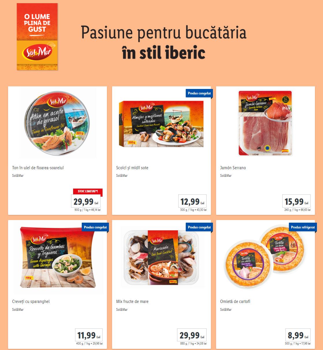 LIDL Rumänien latin erbjuder