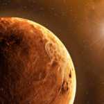 Planeet Venus-nacht
