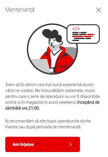 Vodafone experienta mentenanta