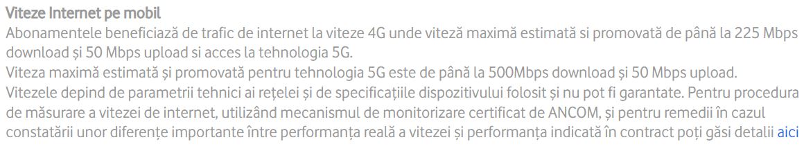 Vodafone scadere 5G