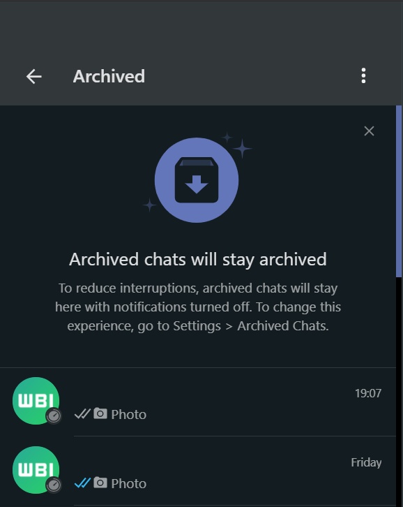 Archivi eccellenti di WhatsApp