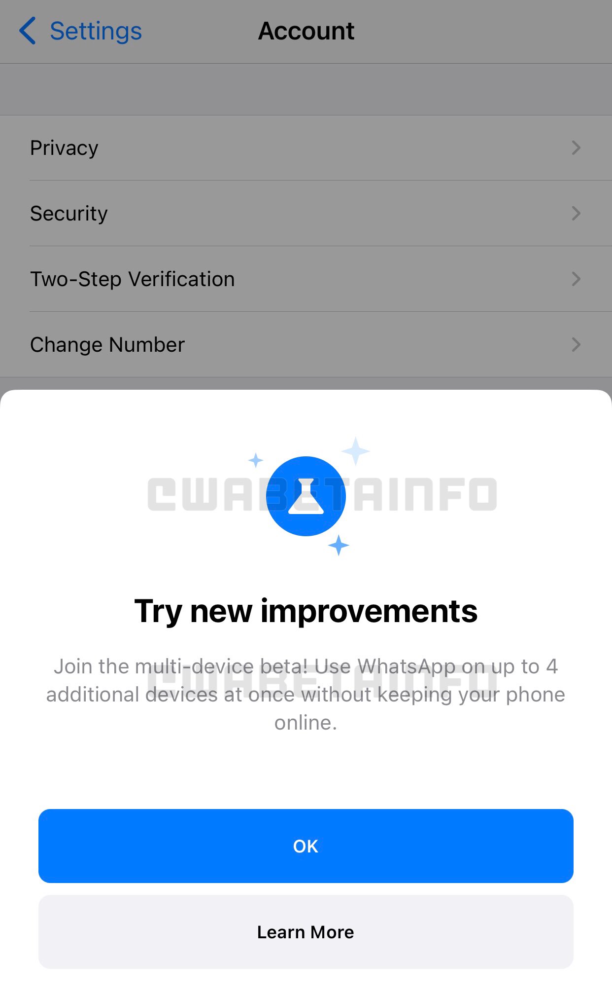 WhatsApp invitatie testare