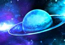 Der Planet Uranus verfinstert sich