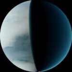 Venus planeet donkere wolk