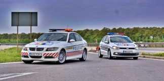 Rumænsk politi hastighed 288 km t