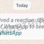 WhatsApp-keskustelureaktiot