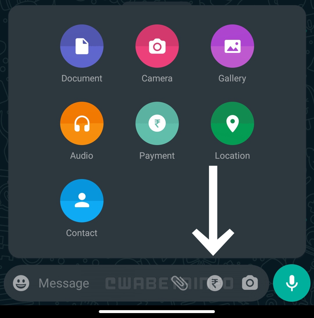 WhatsApp payment scheme