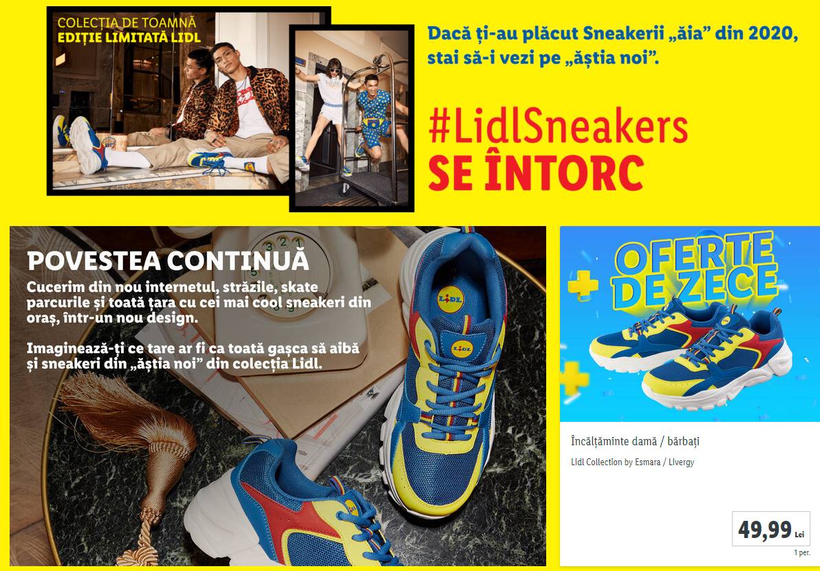 LIDL Rumänien Sneaker-Schuhe