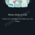 Câble iPhone Android de chat de transfert WhatsApp