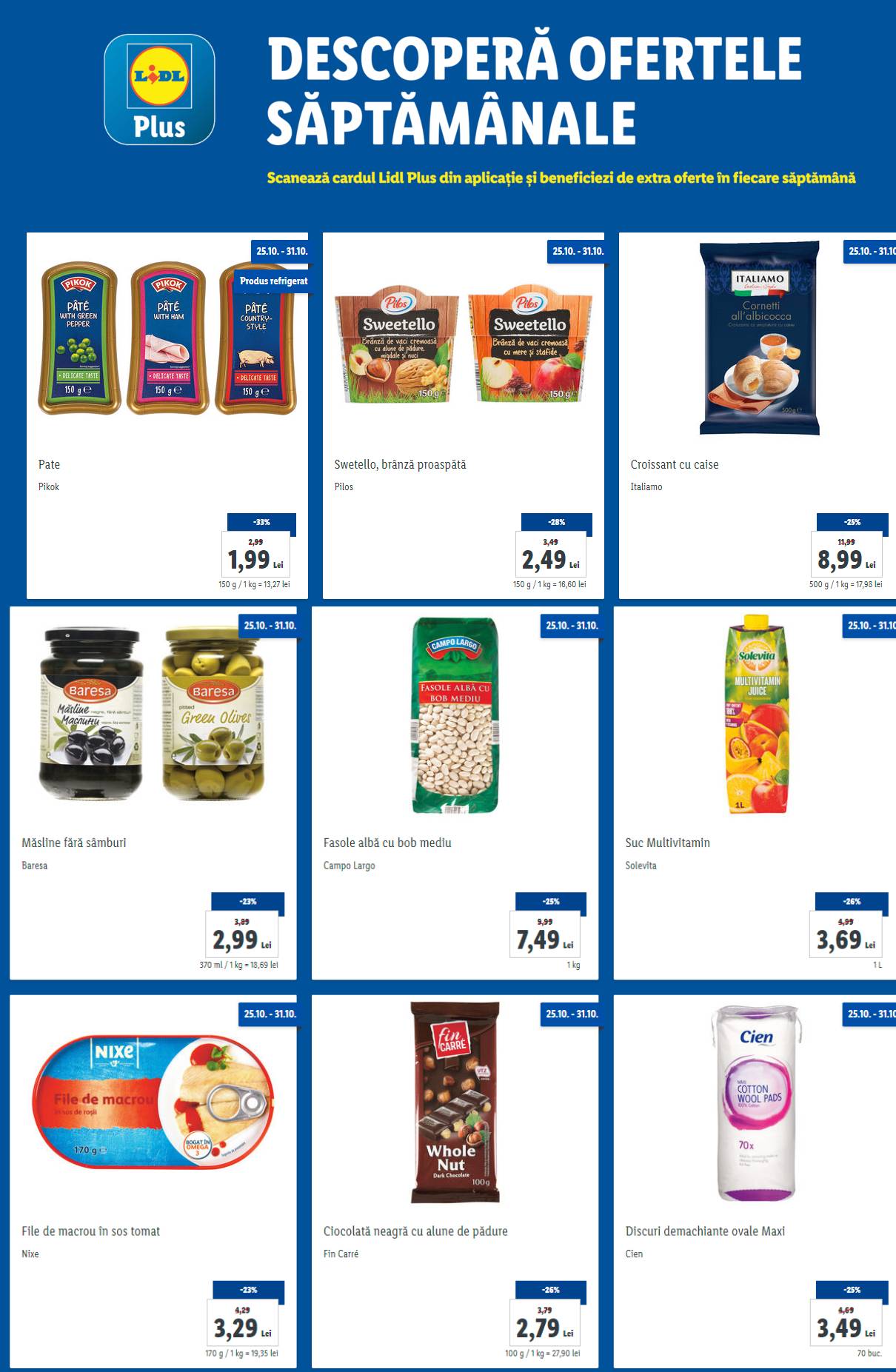 LIDL Romania tranzactie plus