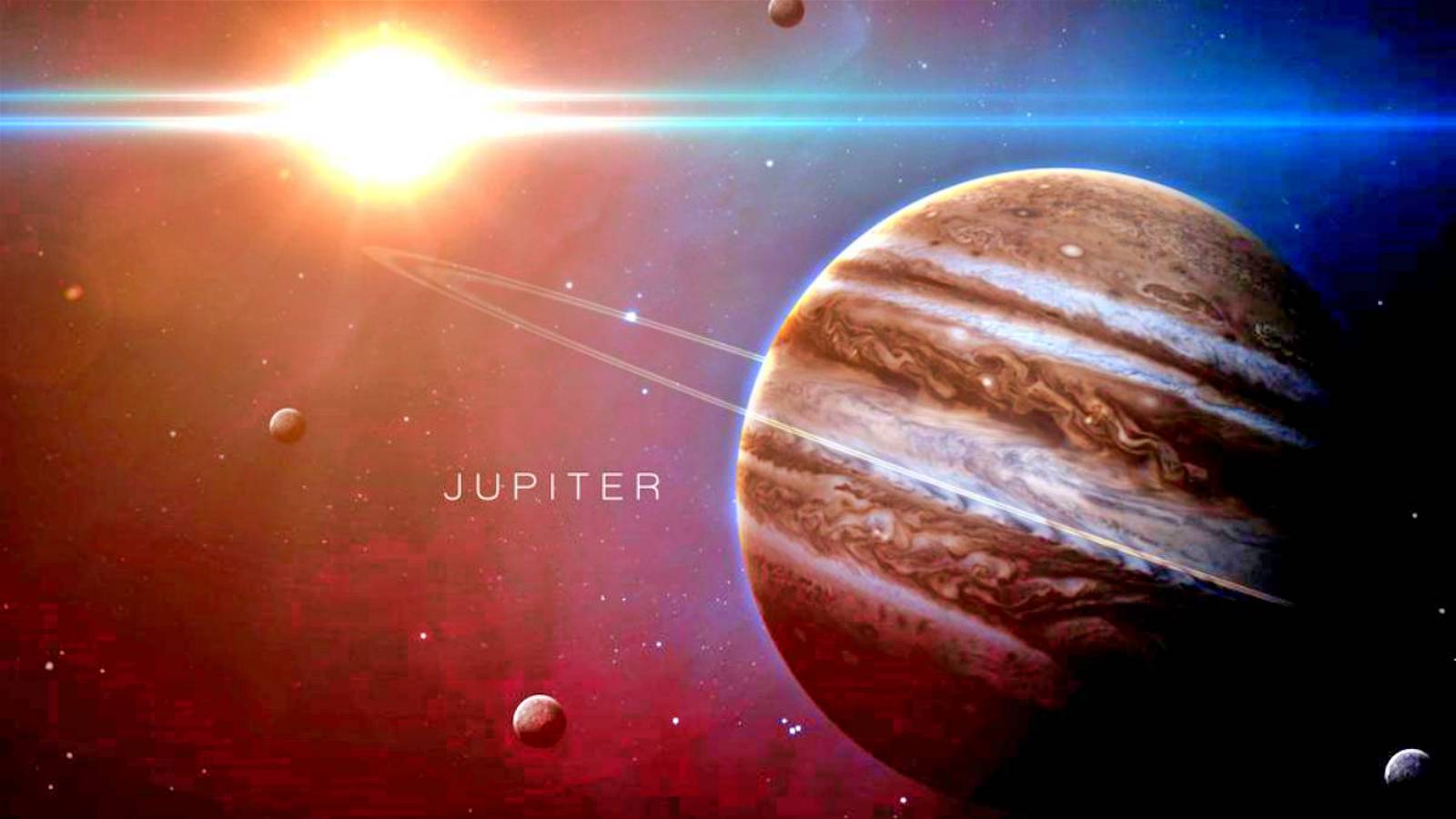 Historischer Jupiterplanet