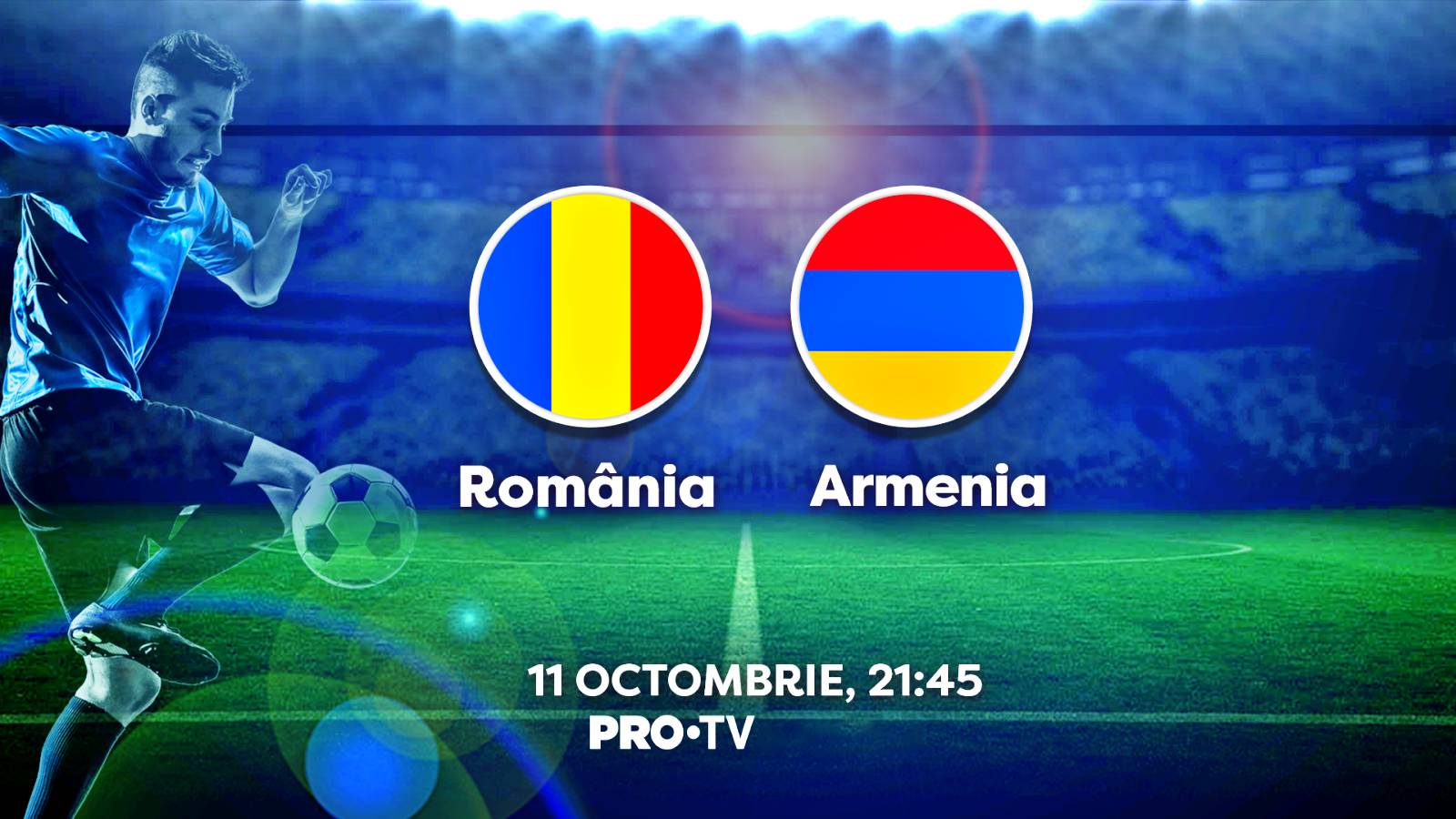 RUMANIA - ARMENIA EN VIVO PRO TV