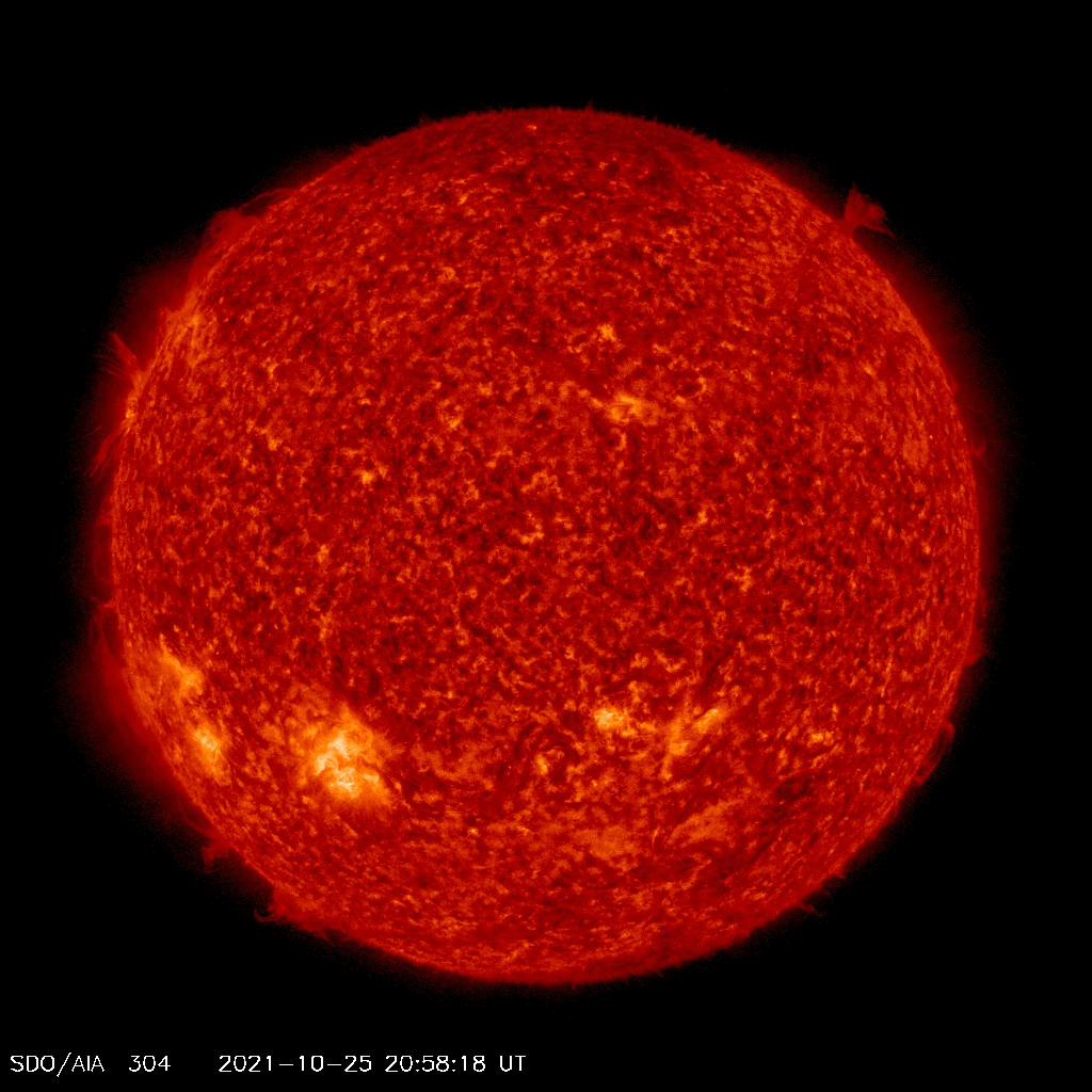 The sun intensifying activity
