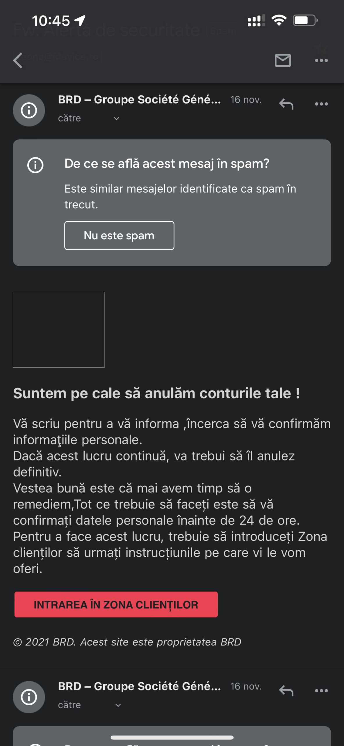 BRD Romania Mesaj ALERTA Atacurile Periculoase Clienti tara