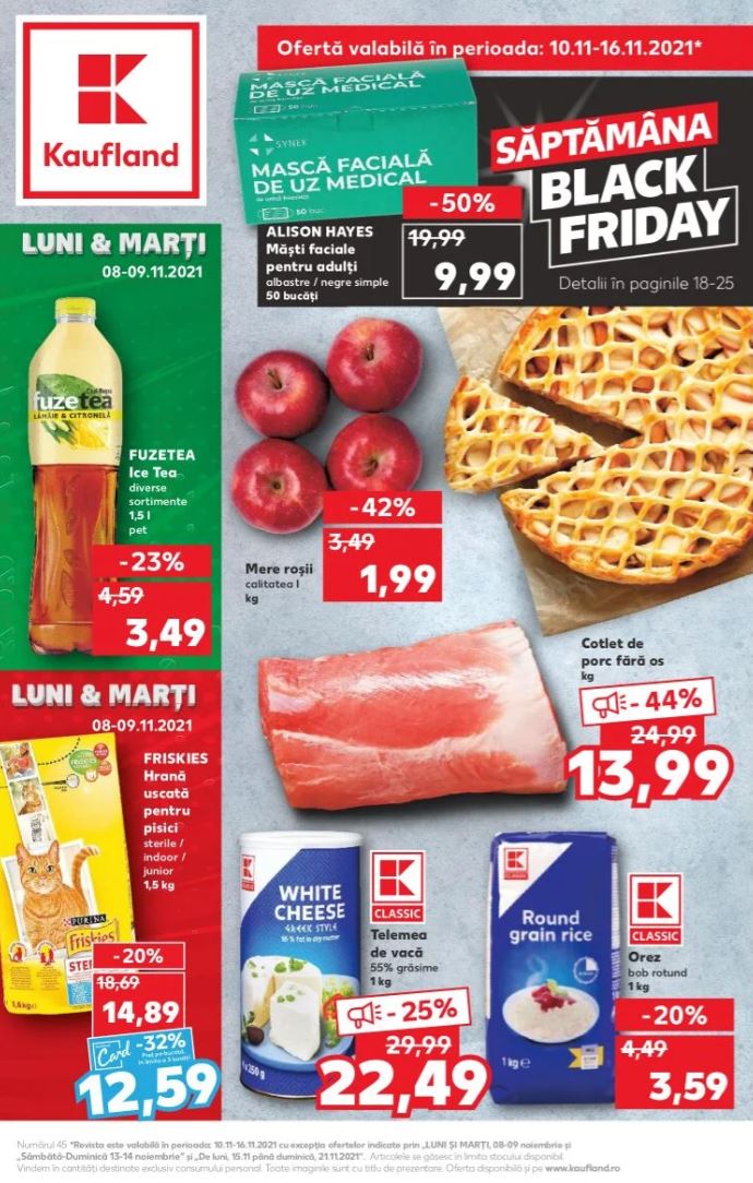 Catalogul BLACK FRIDAY Kaufland Reduceri romania