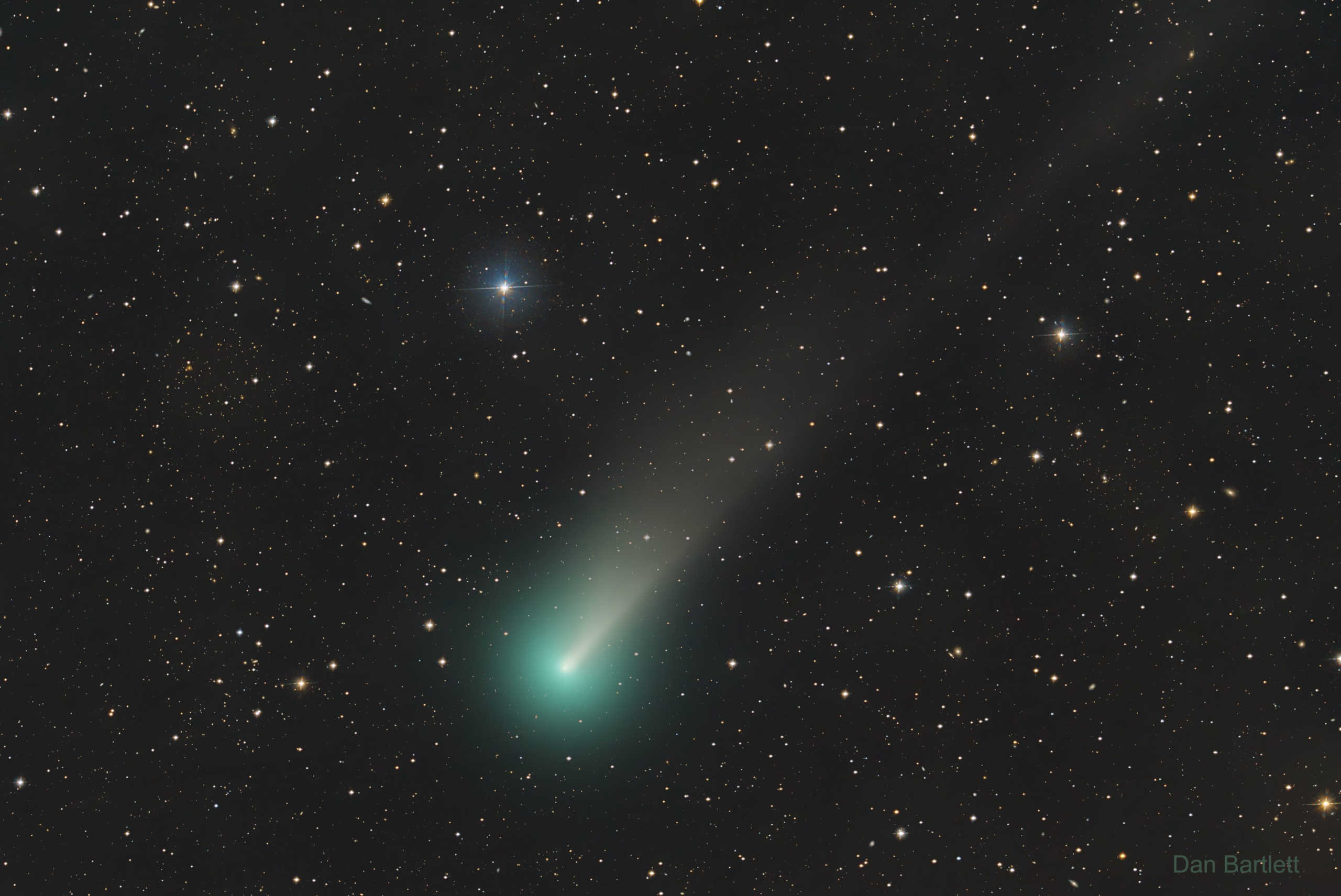 Imagen de la NASA del cometa Leonard