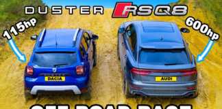 DACIA Duster Test fuoristrada FANTASTICA Audi RSQ8