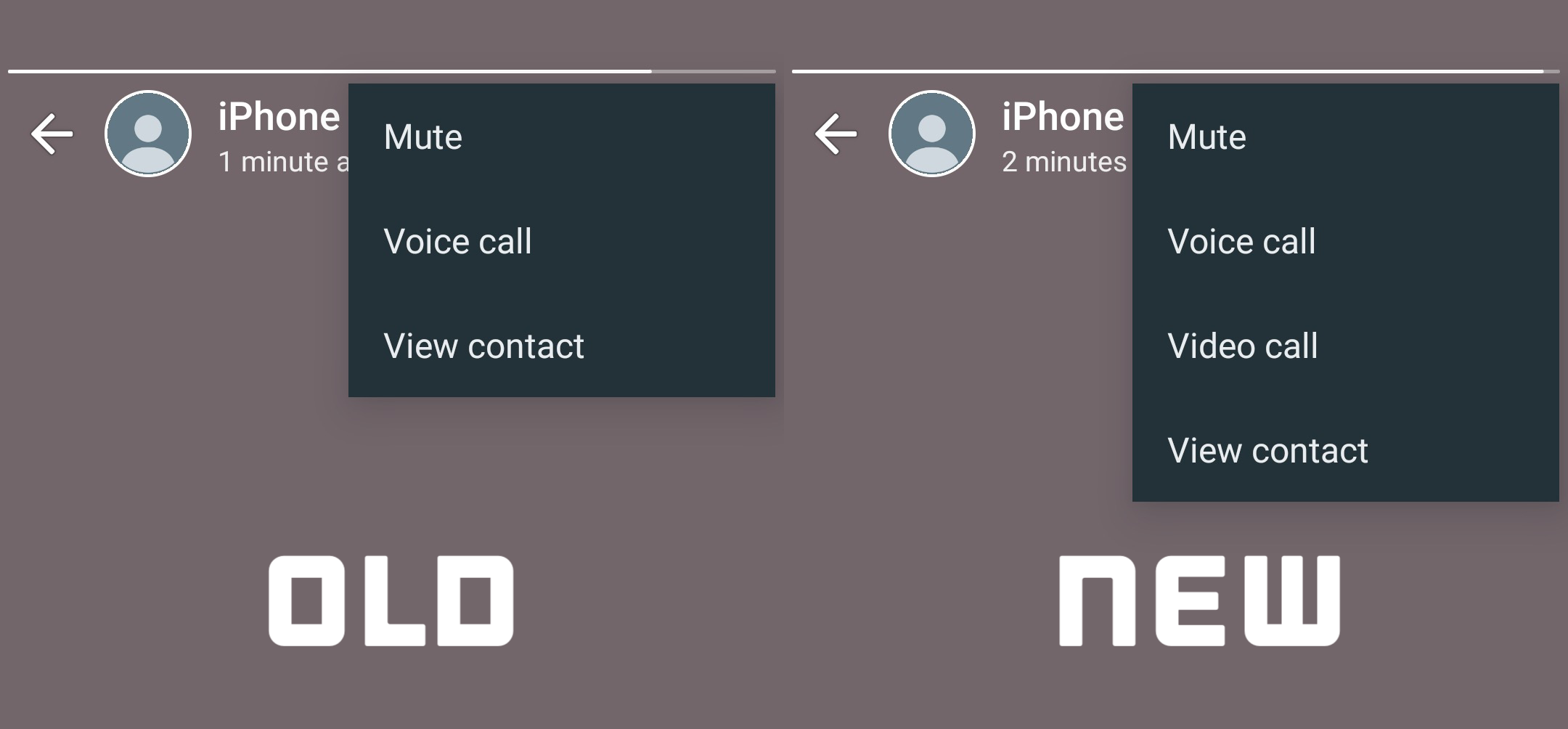 WhatsApp 3 nya ändringar HEMLIG iPhone Android samtalsstatus
