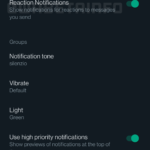 WhatsApp ascunde reactii mesaje telefon