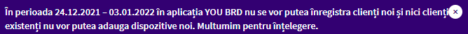 BRD Romania ATTENTION Important Official Message Problem New Customers