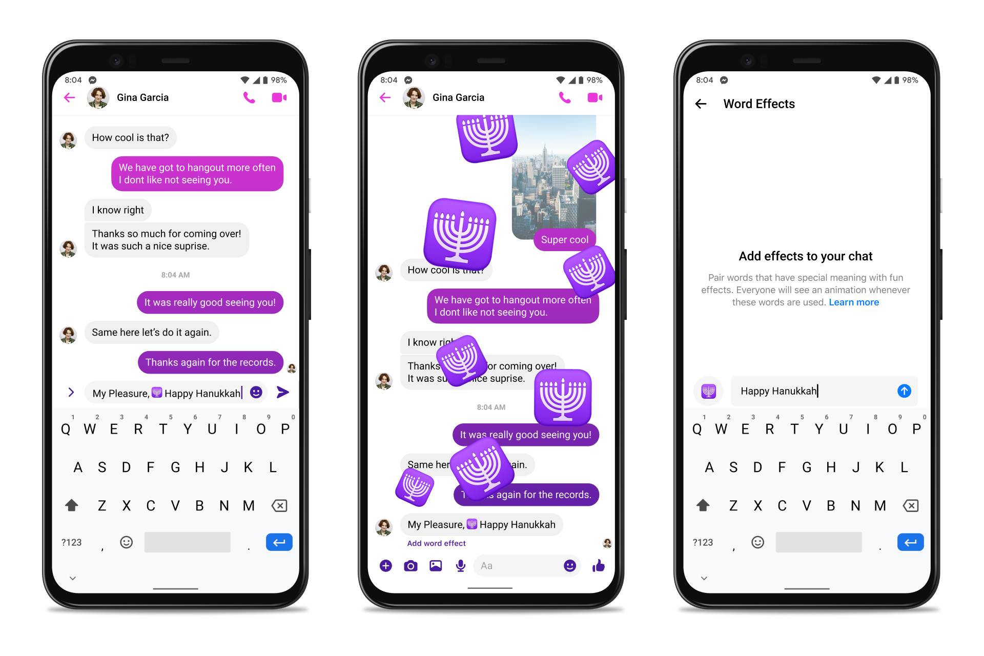 Messenger OFFICIELLA Ändringar släppt Facebook Nytt År 2022 konversationer