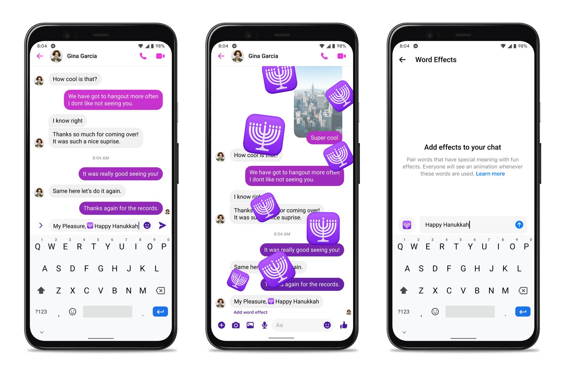 Messenger OFFICIËLE wijzigingen Vrijgegeven Facebook Nieuwjaar 2022-gesprekken