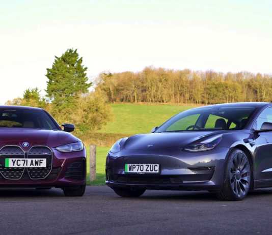 BMW i4 Tesla Model 3 Comparatia VIDEO Surprins Fani
