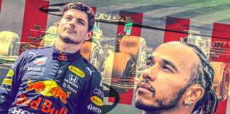 Formuła 1 OSTRZEŻENIE Surowy Lewis Hamilton Max Verstappen