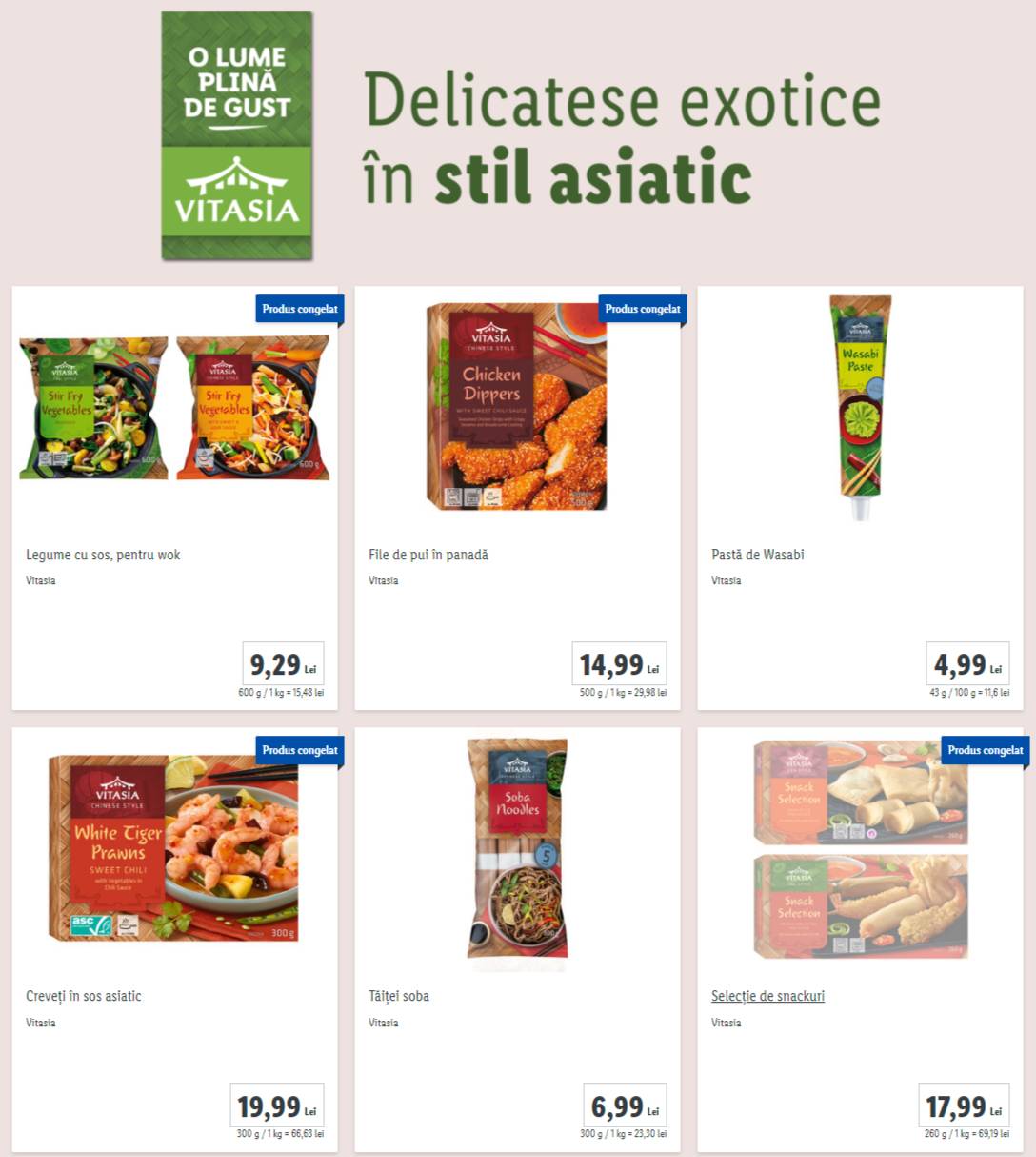 LIDL Romania Schimbare SURPRIZA Ajunge Toate Magazinele stil asiatic