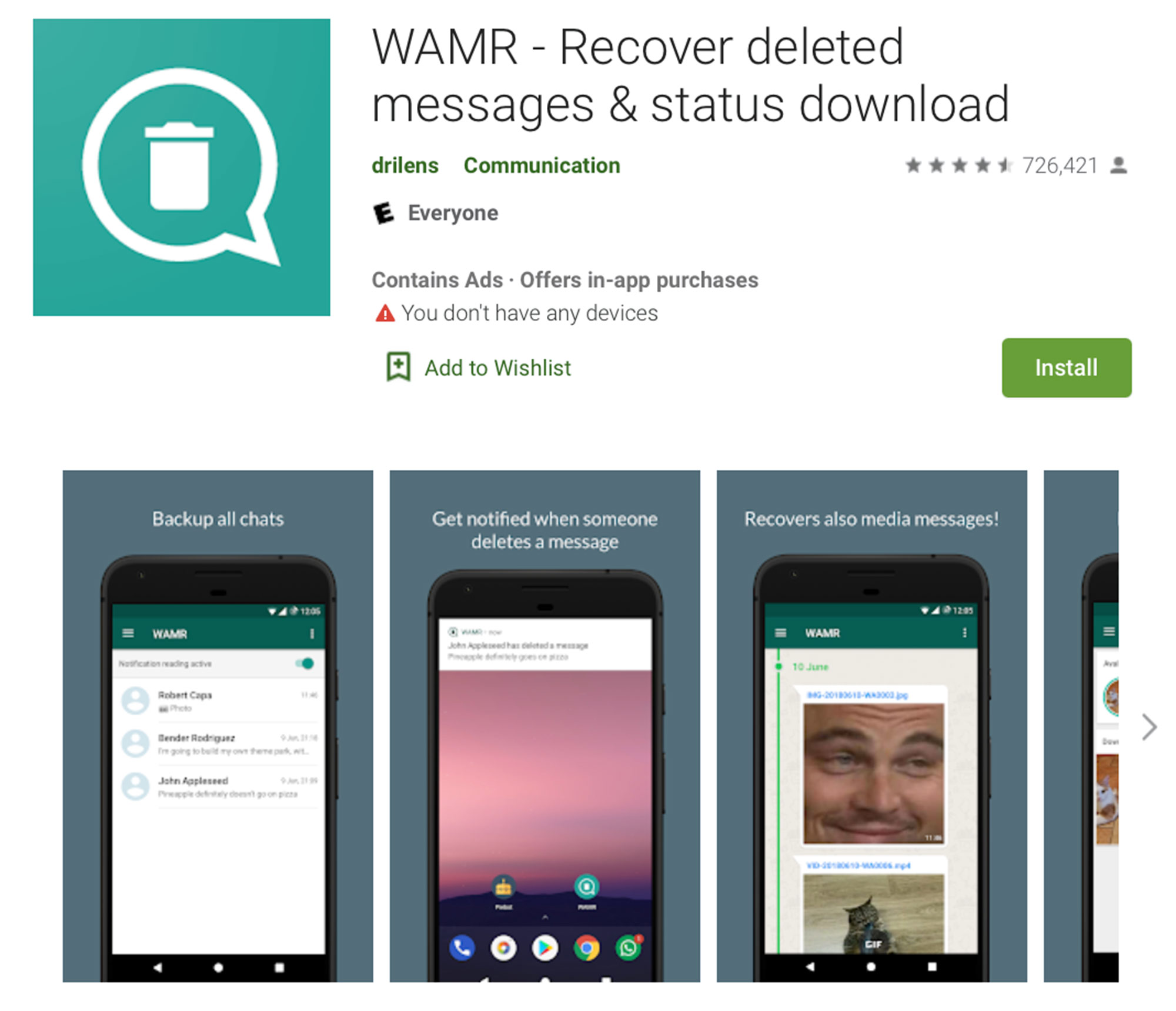 WhatsApp WARNING Extremely Serious Android Phone Recovery Users