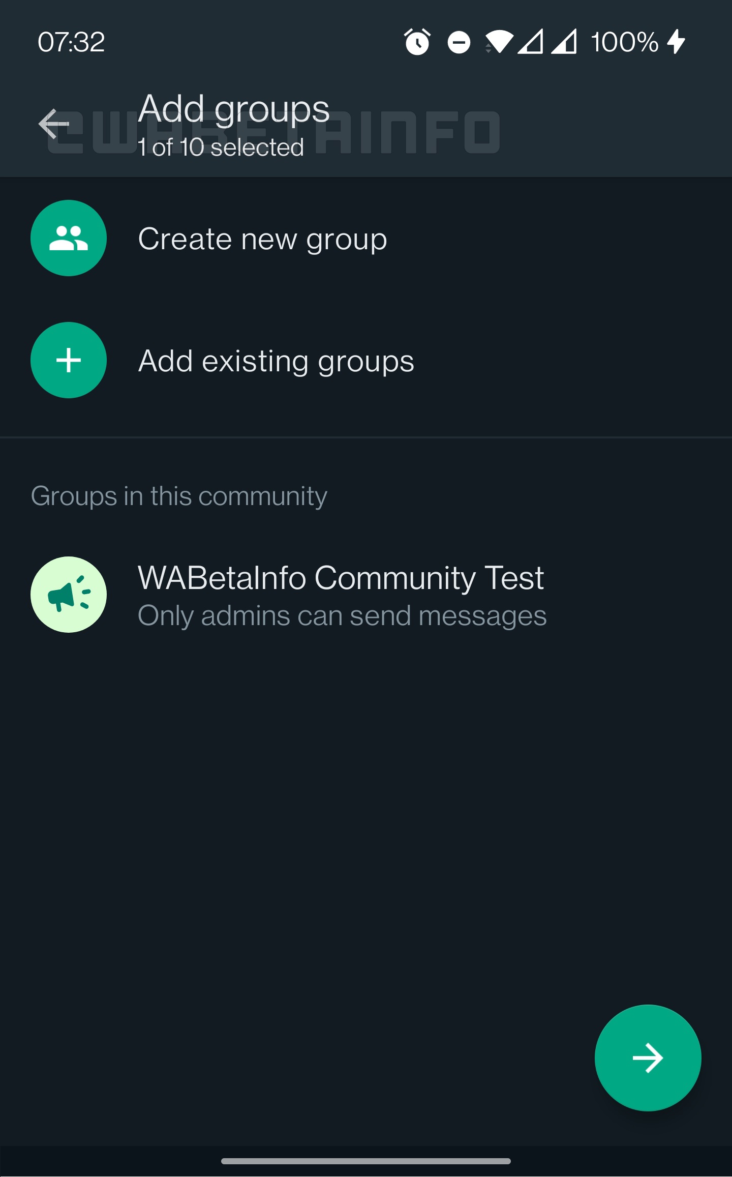 WhatsApp-yhteisöjen iphone Android -ryhmät