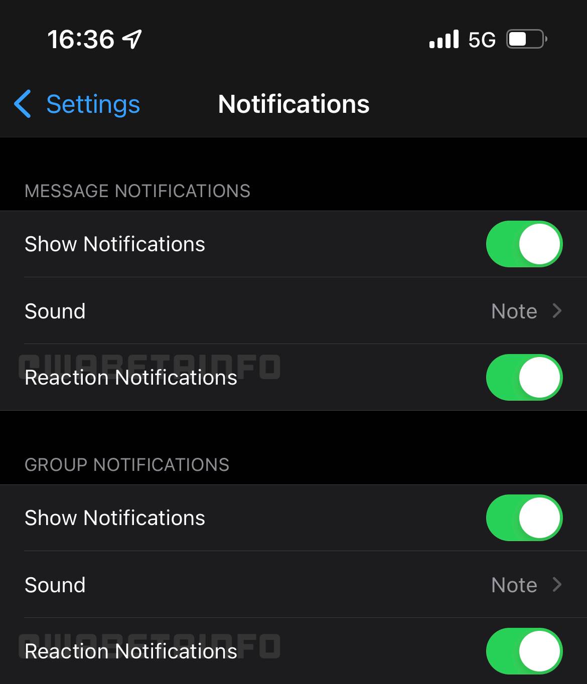WhatsApp iPhone Android Nuove reazioni dell'applicazione Modifica SEGRETA