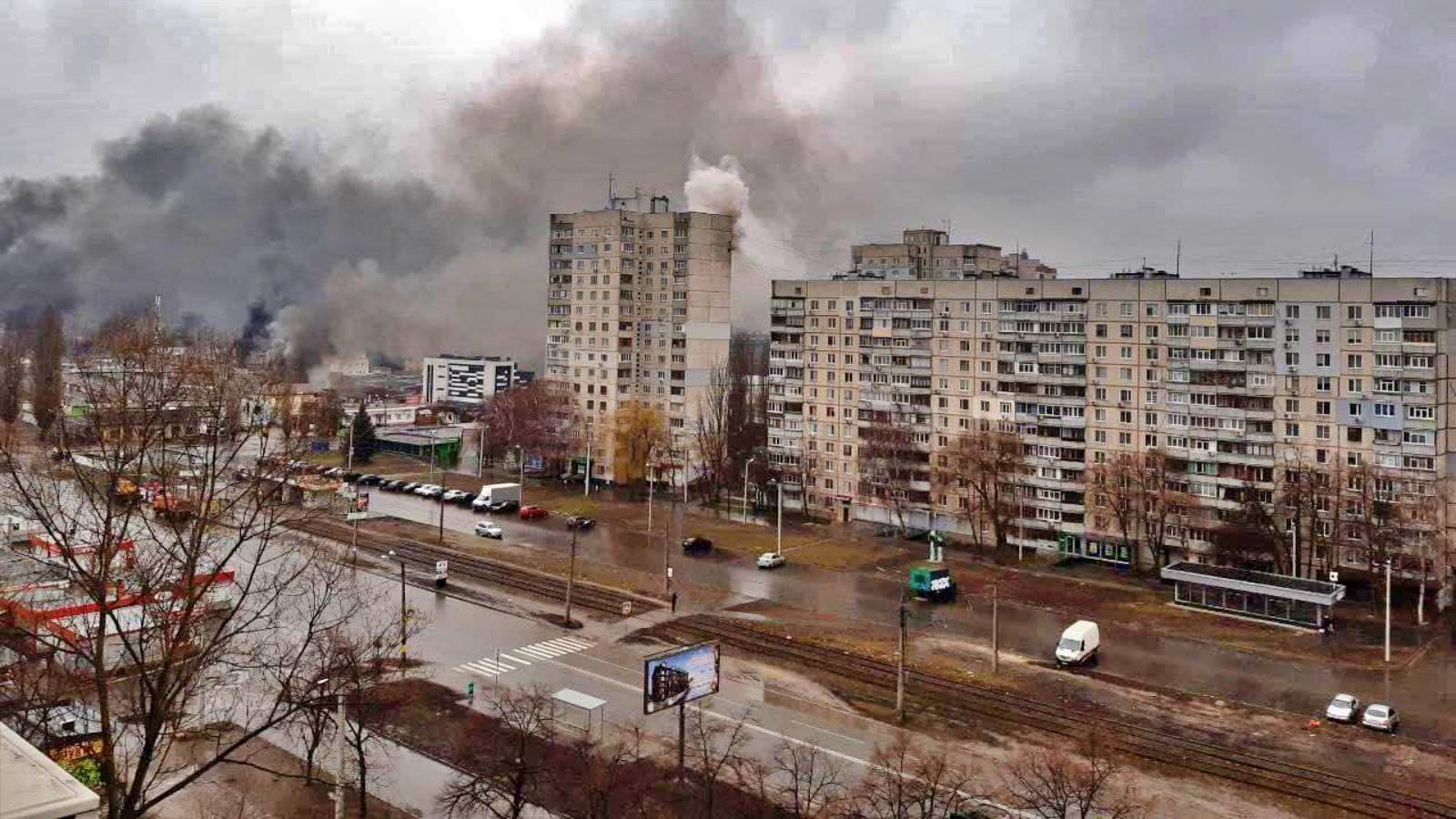 Kharkiv bombardata senza pietà dall'esercito russo, molte zone distrutte
