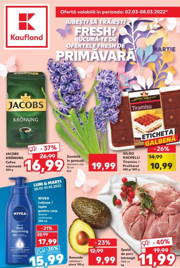 Kaufland TÄRKEÄÄ TIETOA Asiakkaat Face Store -luettelo