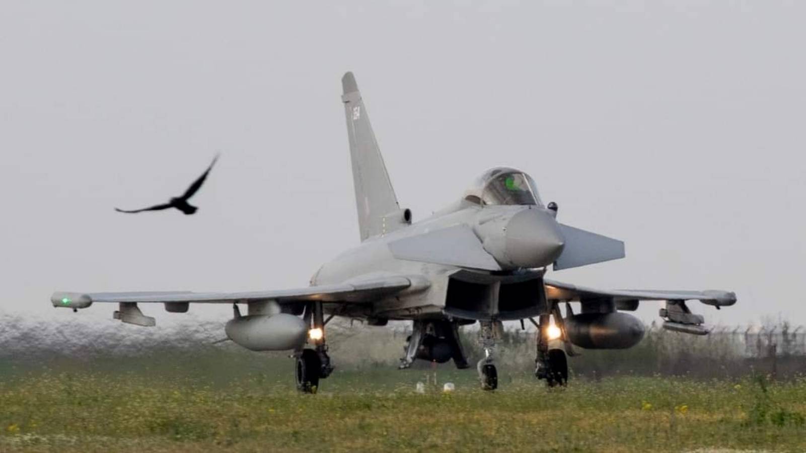 Storbritannien skickade nya Eurofighter Typhoon-flygplan till Rumänien